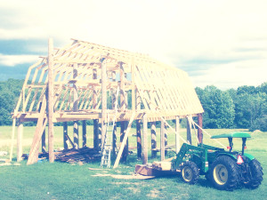 New Barn Under Construction